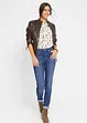 Jeans slim elasticizzati, vita media, bonprix