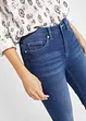 Jeans slim elasticizzati, vita media, bonprix