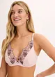 Reggiseno con coppe preformate e ricami delicati, bonprix