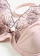 Reggiseno con coppe preformate e ricami delicati, bonprix
