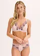 Reggiseno con coppe preformate e ricami delicati, bonprix