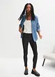 Leggings effetto jeans in misto cotone, bonprix