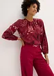 Blusa fantasia in viscosa, bonprix