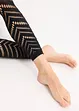Leggings con comoda fascia in vita e ricamo traforato, 80 DEN, bonprix