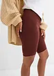 Pantaloncini in jersey a costine, vita alta, bonprix
