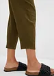 Pantaloni larghi in jersey operato, bonprix