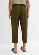 Pantaloni larghi in jersey operato, bonprix