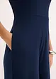 Tuta elegante in jersey con dettagli laser-cut, bonprix