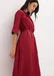 Abito midi in satin lucido, bonprix