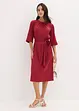 Abito midi in satin lucido, bonprix