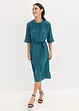 Abito midi in satin lucido, bonprix