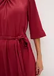 Abito midi in satin lucido, bonprix