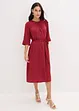 Abito midi in satin lucido, bonprix
