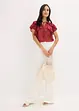 Camicetta di chiffon con volant, bonprix