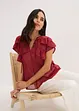 Camicetta di chiffon con volant, bonprix