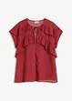 Camicetta di chiffon con volant, bonprix
