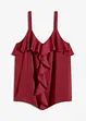 Top con spalline sottili in satin lucido, bonprix
