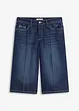 Bermuda in jeans low stretch, vita media, bonprix