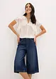 Bermuda in jeans low stretch, vita media, bonprix