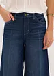 Bermuda in jeans low stretch, vita media, bonprix