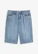 Bermuda in jeans low stretch, vita media, bonprix