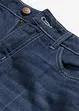 Bermuda in jeans low stretch, vita media, bonprix