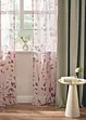 Tenda trasparente con stampa floreale (pacco da 1), bonprix