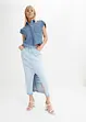 Camicia di jeans boxy cropped, bonprix