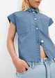 Camicia di jeans boxy cropped, bonprix