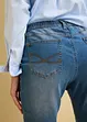 Jeans termici straight, a vita media, bonprix