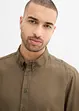 Camicia a maniche corte in viscosa, slim fit, bonprix