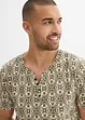 Maglia serafino in puro cotone, bonprix