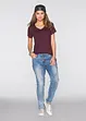 T-shirt con bottoni, bonprix