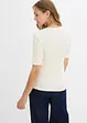 Maglia prémaman / da allattamento a coste in puro cotone biologico (pacco da 2), bonprix