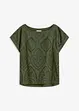 Maglia con ricami traforati, bonprix