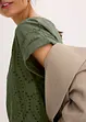 Maglia con ricami traforati, bonprix