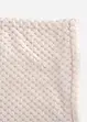 Plaid in morbido pile con struttura a nido d'ape, bonprix