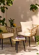 Tavolino e poltrone da giardino (set giardino 3 pezzi), bonprix