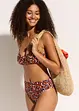 Slip per bikini sgambati a vita alta, bonprix