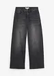Jeans wide leg a vita alta, bonprix