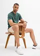 Maglia serafino a maniche corte in puro cotone biologico (pacco da 2), bonprix