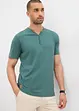 Maglia serafino a maniche corte in puro cotone biologico (pacco da 2), bonprix