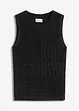 Top in maglia traforata con fili metallizzati, bonprix