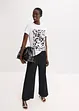 T-shirt con stampa leopardata, bonprix
