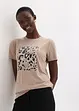 T-shirt con stampa leopardata, bonprix