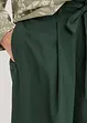Pantaloni in popeline di cotone e cintura (set 2 pezzi), bonprix