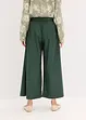 Pantaloni in popeline di cotone e cintura (set 2 pezzi), bonprix