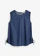 Top in jeans di cotone biologico, bonprix