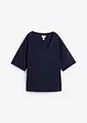 Maglia in puro cotone a trama operata, bonprix