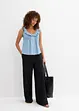 Top in jeans di cotone biologico, bonprix